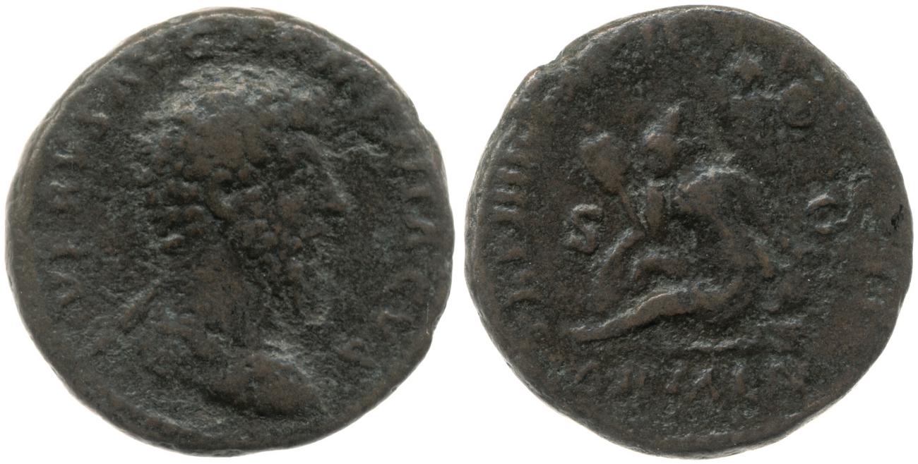 аверс RIC III Marcus Aurelius 1368