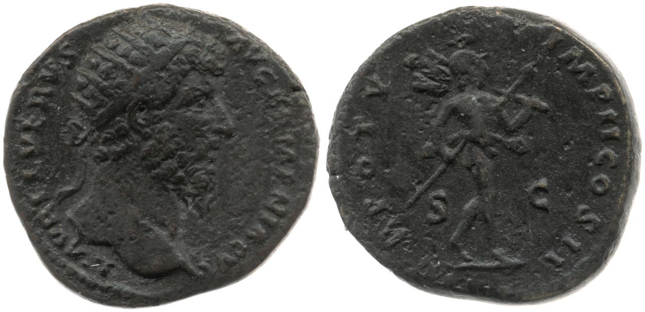 аверс RIC III Marcus Aurelius 1422