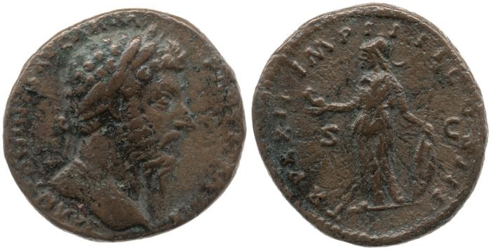 reverse RIC III Marcus Aurelius 953