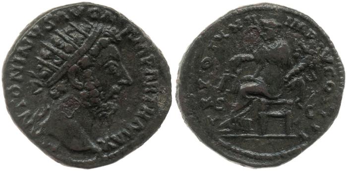 реверс RIC III Marcus Aurelius 961