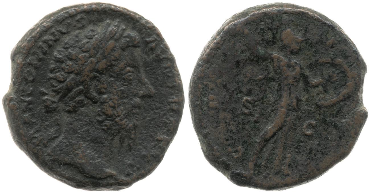 аверс RIC III Marcus Aurelius 991