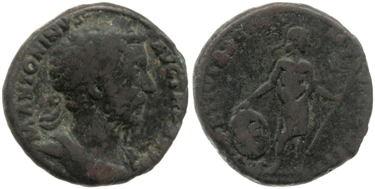 аверс RIC III Marcus Aurelius 1108