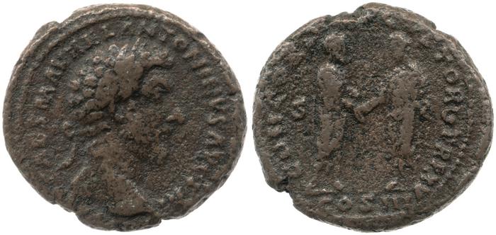 RIC III Marcus Aurelius 801, реверс, Британский музей