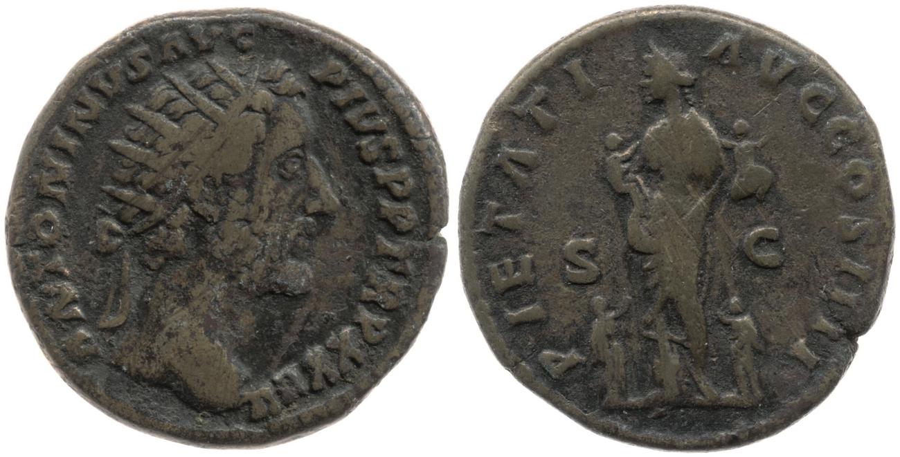 obverse RIC III Antoninus Pius 1048