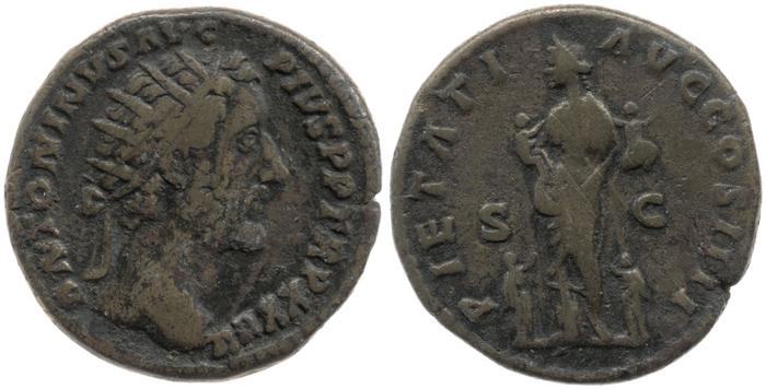 reverse RIC III Antoninus Pius 1048