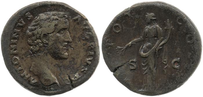 RIC III Antoninus Pius 549, реверс, Британский музей