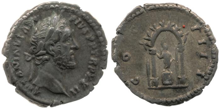 RIC III Antoninus Pius 285, реверс, Британский музей