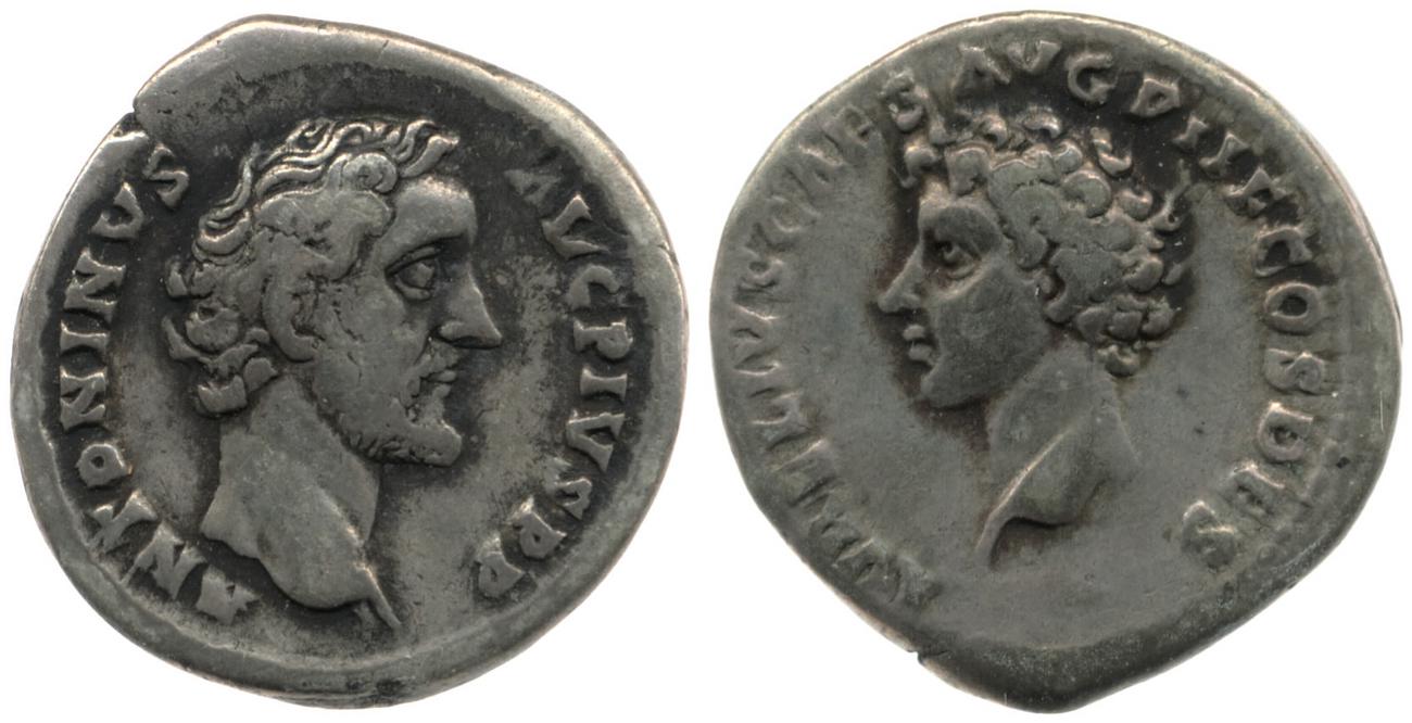 RIC III Antoninus Pius 411B, аверс, Британский музей