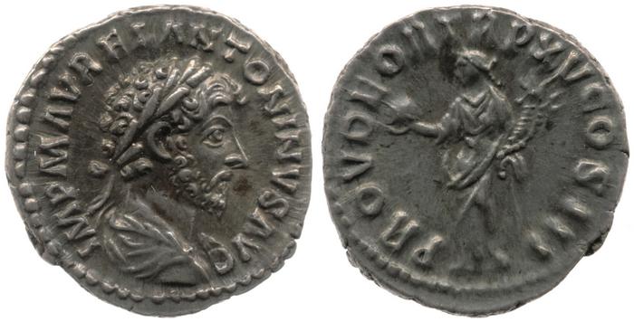 RIC III Marcus Aurelius 25, реверс, Британский музей