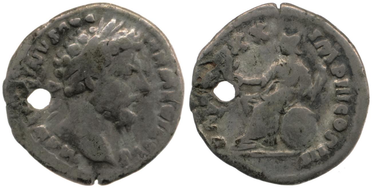 аверс RIC III Marcus Aurelius 155