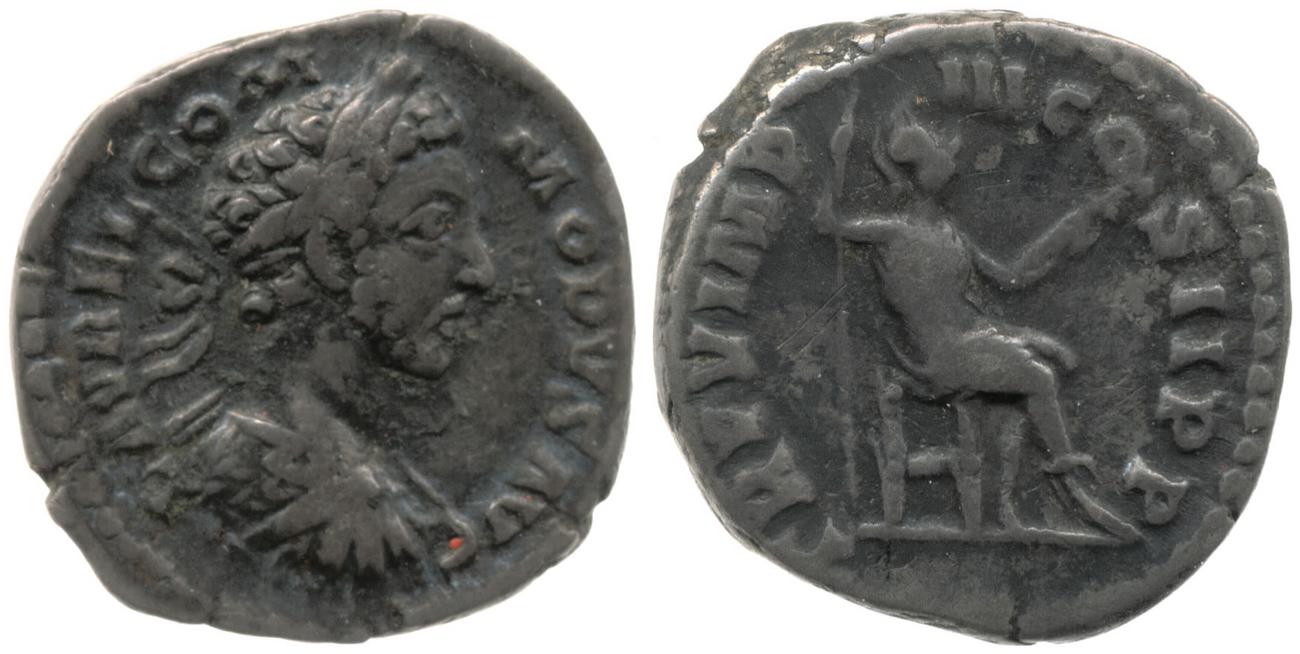 аверс RIC III Marcus Aurelius 1
