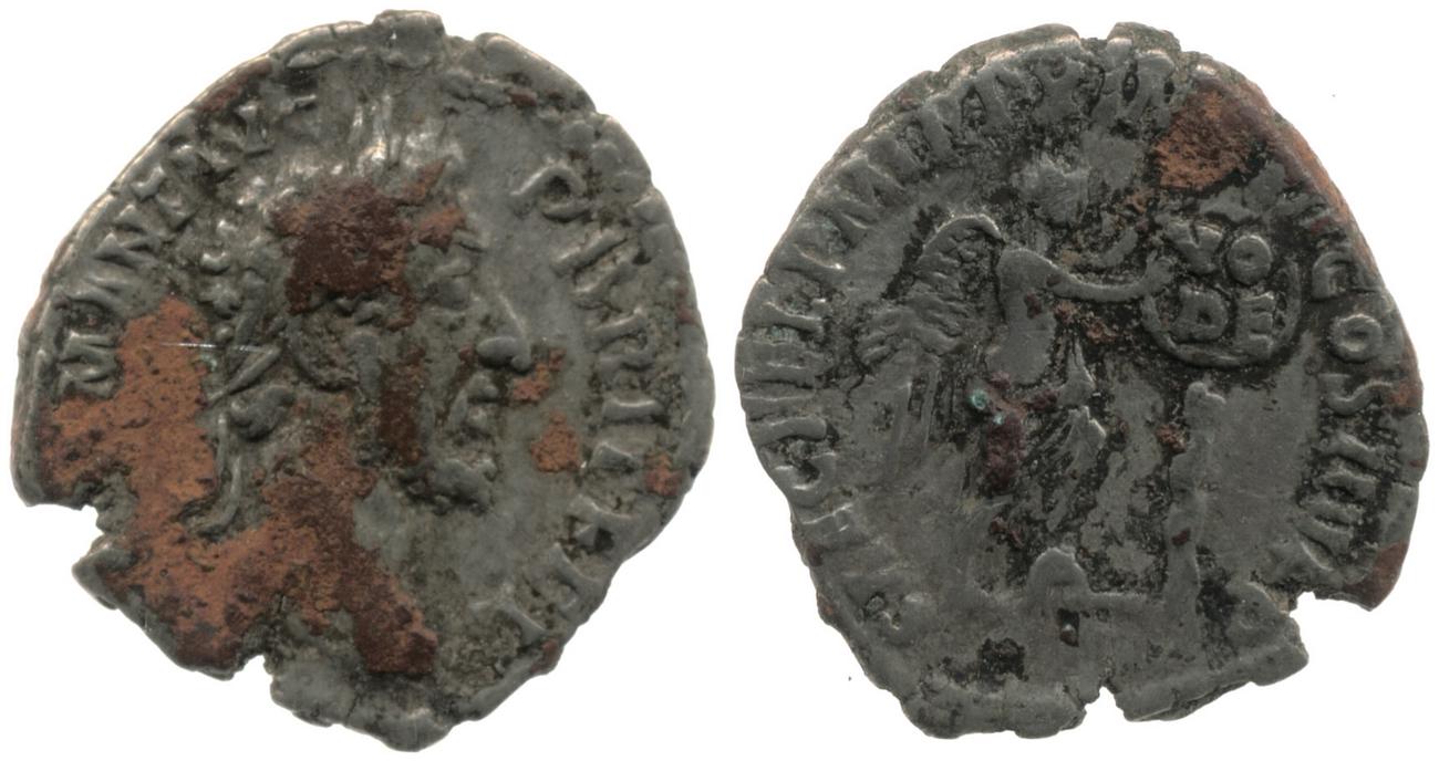 RIC III Commodus 113, obverse, bm