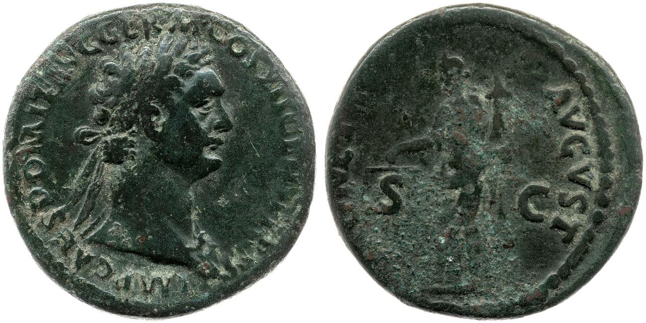 RIC II, Part 1 (second edition) Domitian 492, аверс, Британский музей