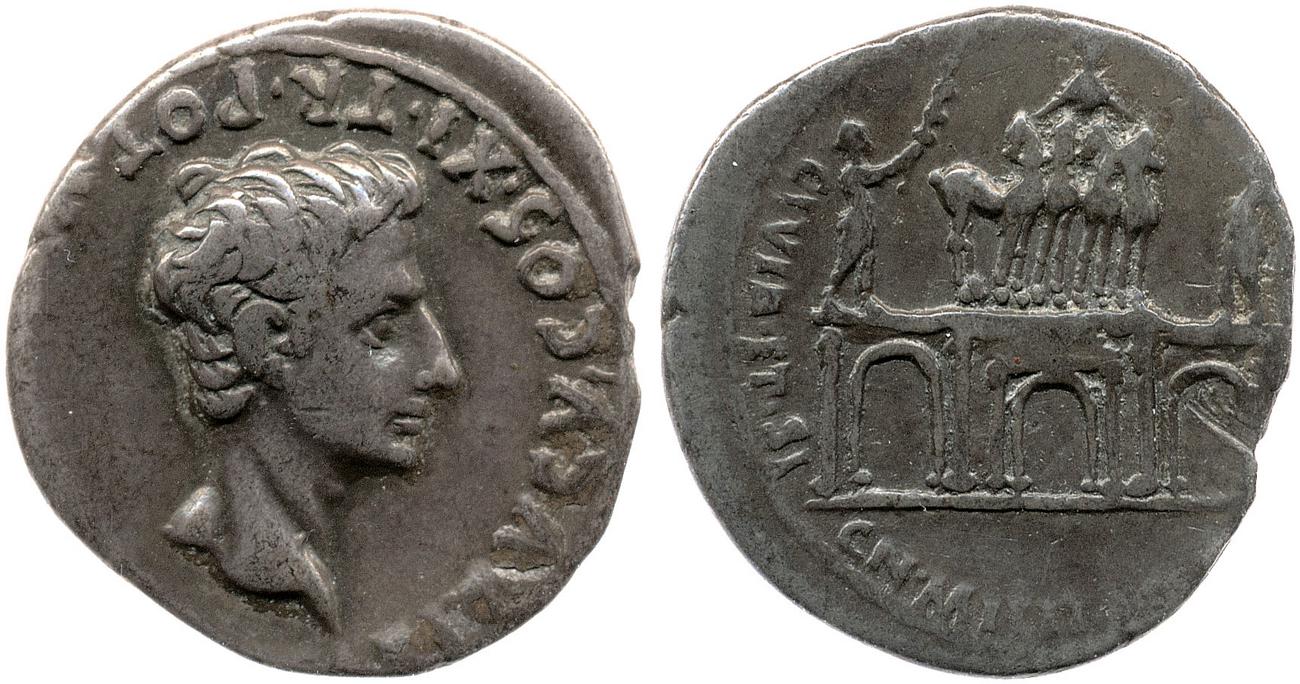 аверс RIC I (second edition) Augustus 134A