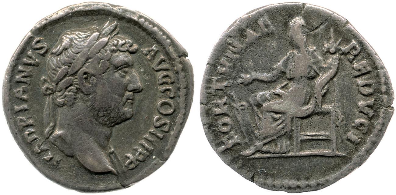 RIC II, Part 3 (second edition) Hadrian 1405, аверс, Британский музей