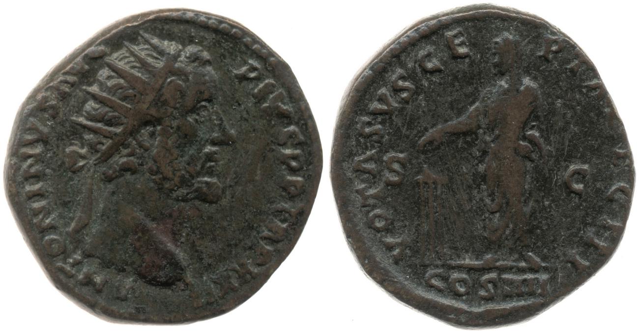 obverse RIC III Antoninus Pius 1020