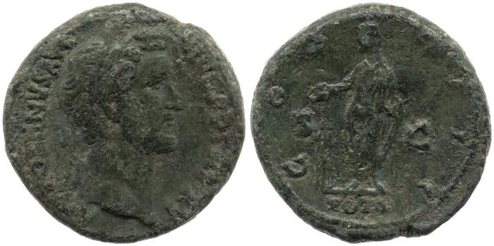 RIC III Antoninus Pius 852A, реверс, bm