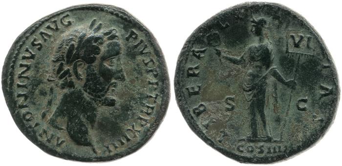 RIC III Antoninus Pius 867, реверс, bm