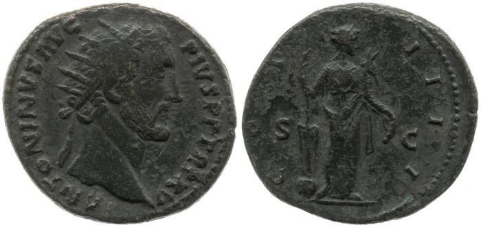 реверс RIC III Antoninus Pius 893
