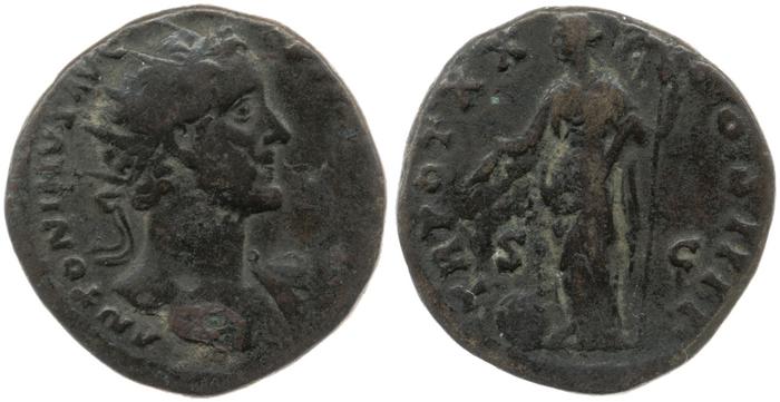 реверс RIC III Antoninus Pius 970