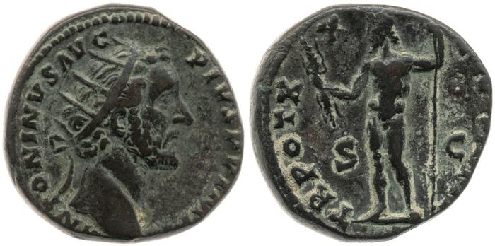 RIC III Antoninus Pius 968, реверс, bm