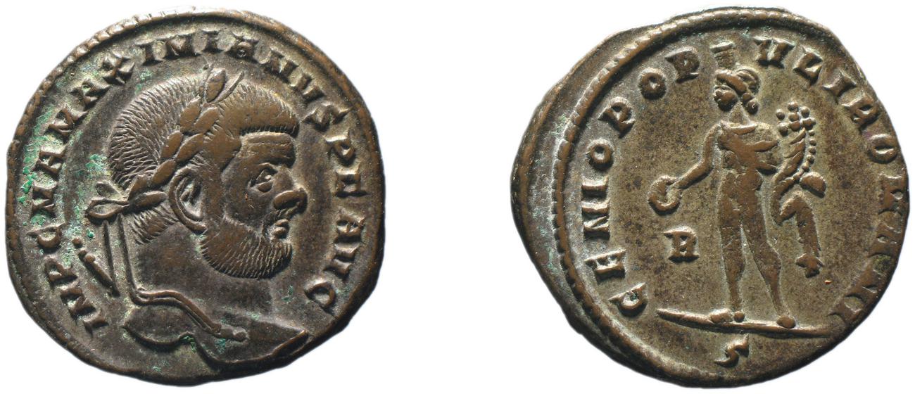 RIC VI Rome 63, аверс, Британский музей