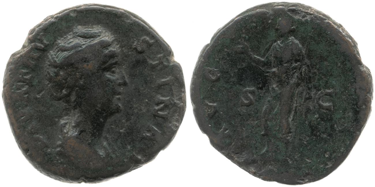 RIC III Antoninus Pius 1177, аверс, Британский музей