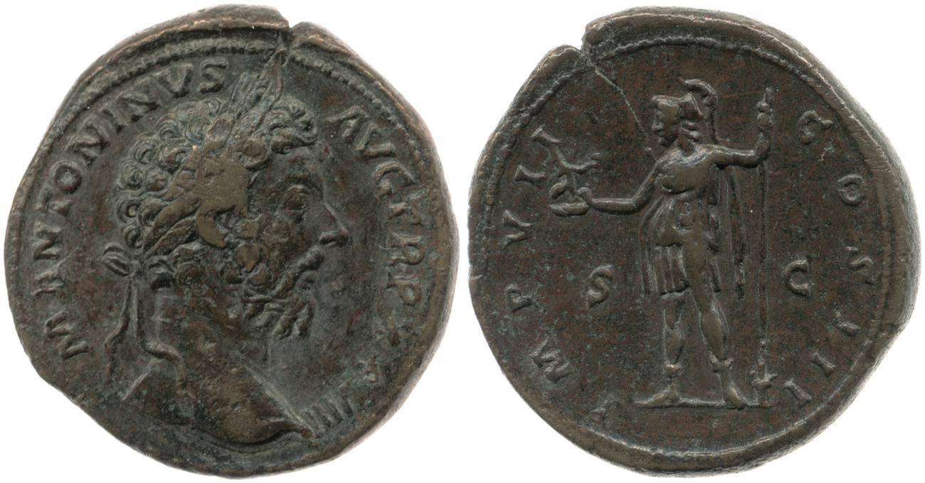 RIC III Marcus Aurelius 1115, аверс, bm