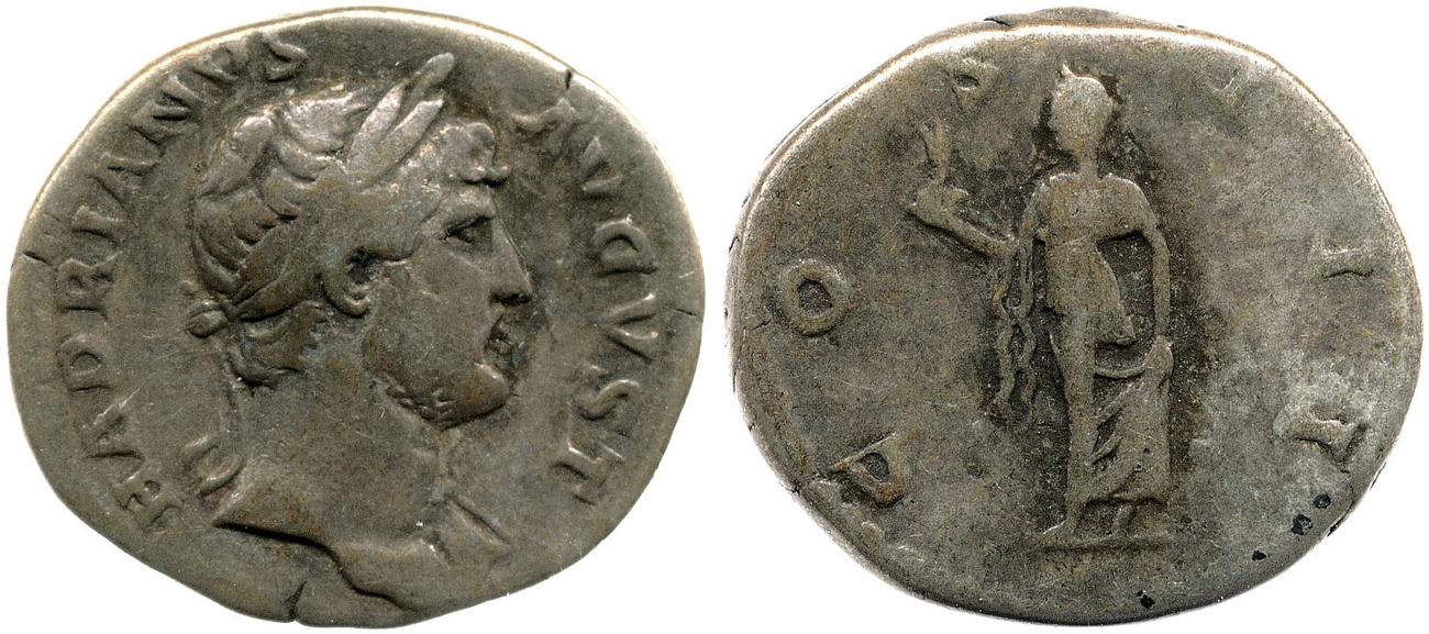 obverse RIC II, Part 3 (second edition) Hadrian 712