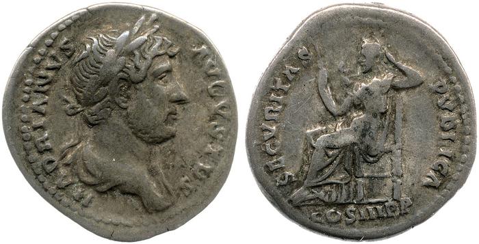 реверс RIC II, Part 3 (second edition) Hadrian 1129