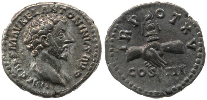 RIC III Marcus Aurelius 27, реверс, Британский музей