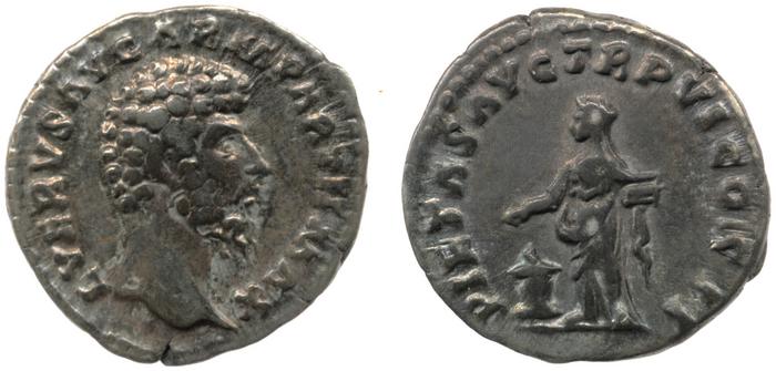 RIC III Marcus Aurelius 560, реверс, Британский музей