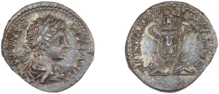 RIC IV Caracalla 65, реверс, bm