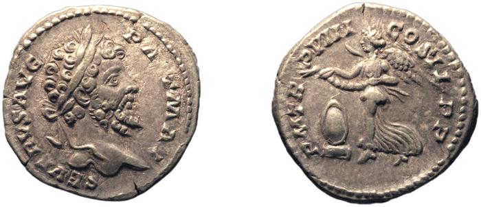 RIC IV Septimius Severus 150, реверс, bm