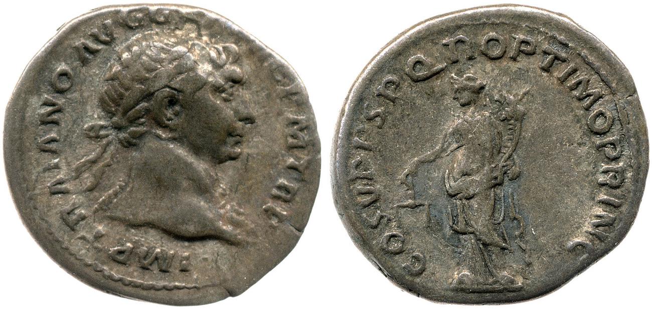 RIC II Trajan 118, аверс, bm