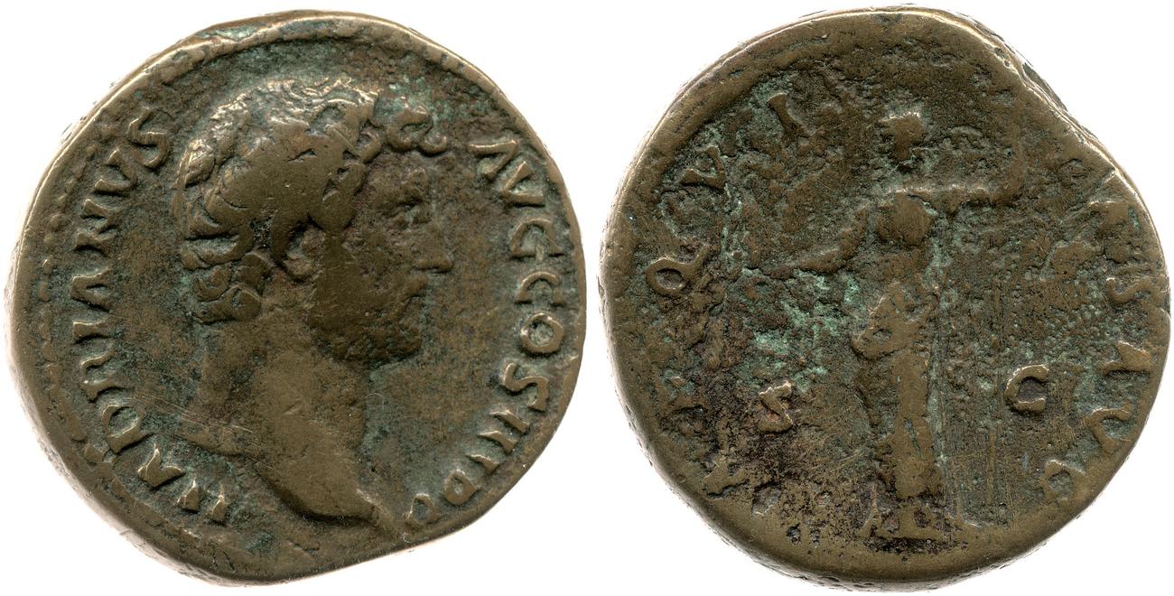 obverse RIC II, Part 3 (second edition) Hadrian 2371