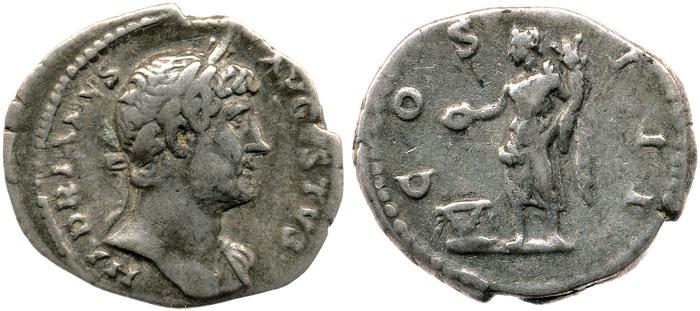 RIC II, Part 3 (second edition) Hadrian 724, реверс, bm