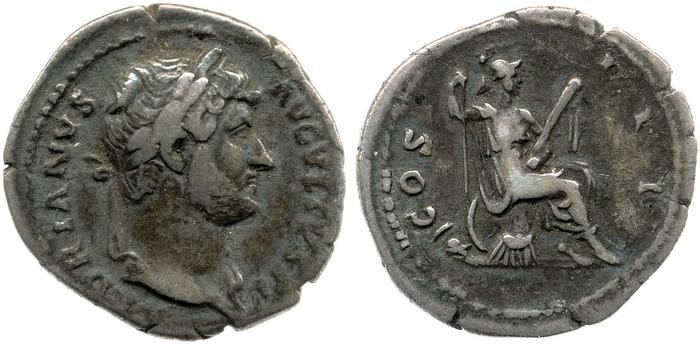 RIC II, Part 3 (second edition) Hadrian 919, реверс, bm