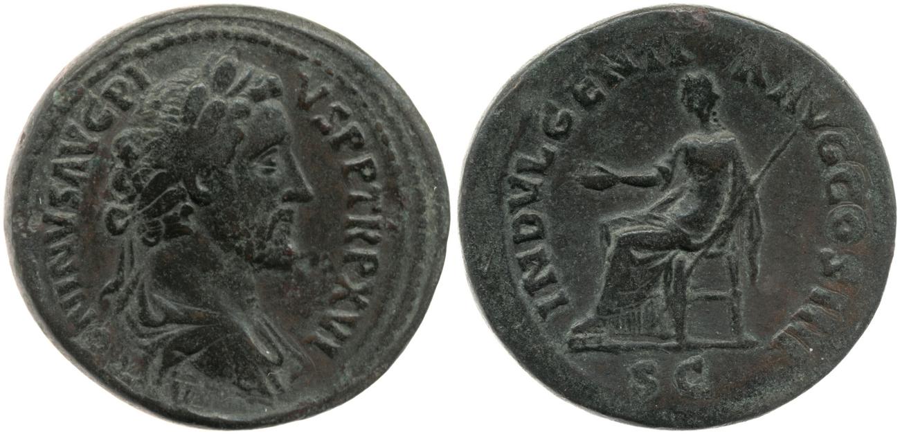 RIC III Antoninus Pius 904, аверс, bm