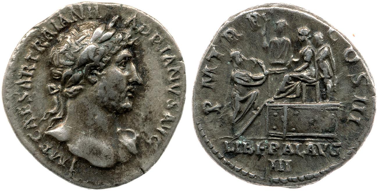 RIC II, Part 3 (second edition) Hadrian 313, аверс, Британский музей