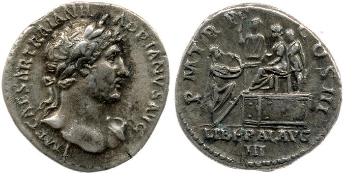 RIC II, Part 3 (second edition) Hadrian 313, реверс, Британский музей
