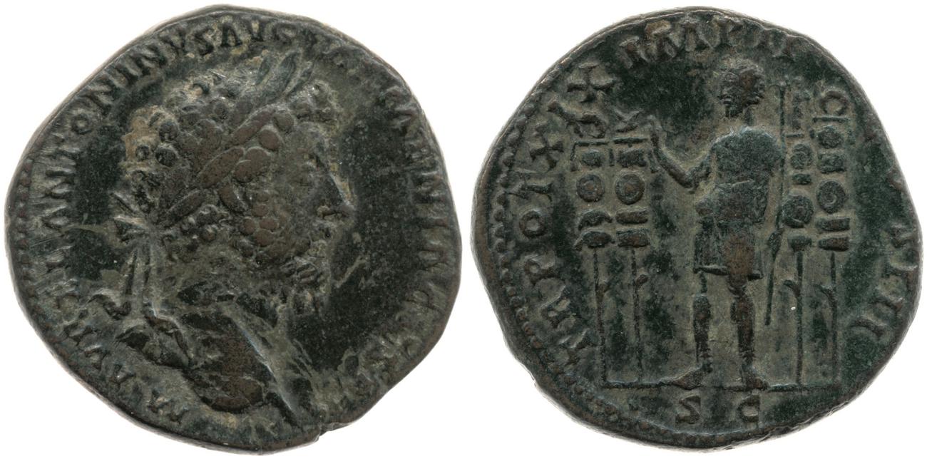 obverse RIC III Marcus Aurelius 909