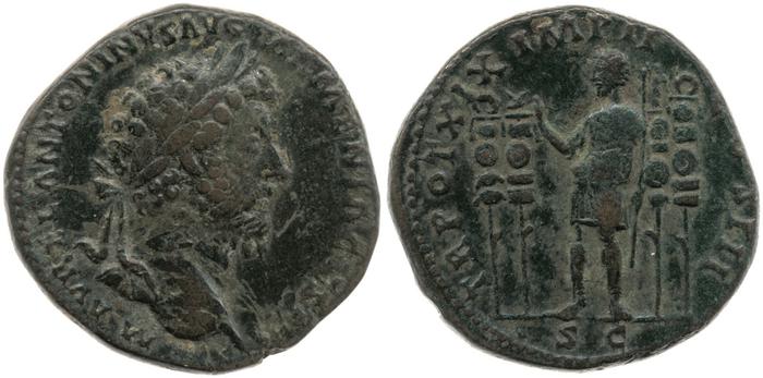 reverse RIC III Marcus Aurelius 909