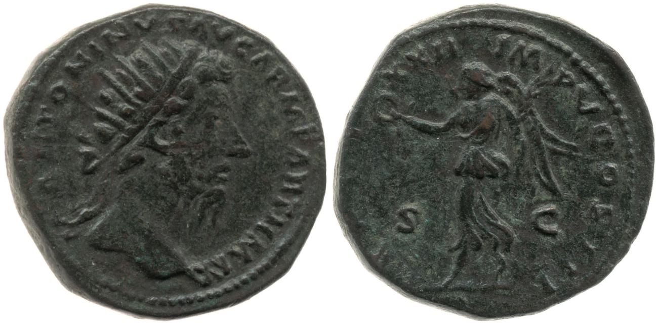 аверс RIC III Marcus Aurelius 959