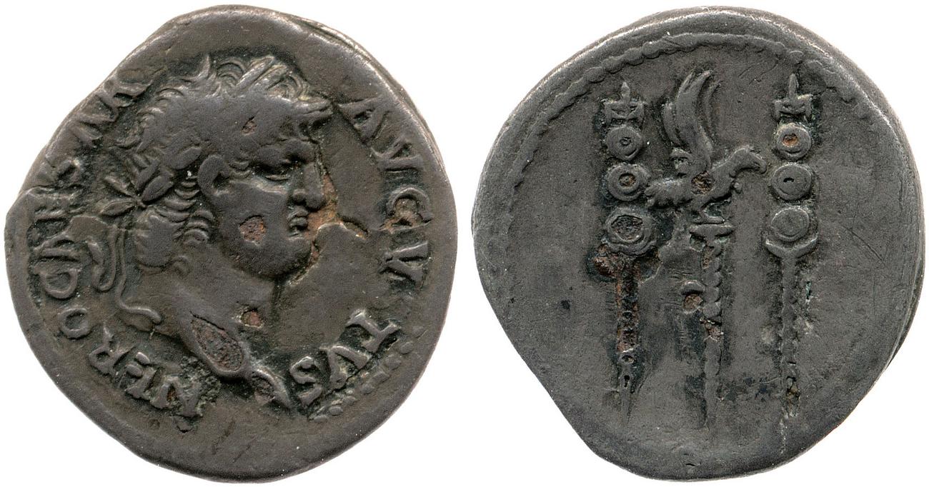 RIC I (second edition) Nero 68, аверс, Британский музей