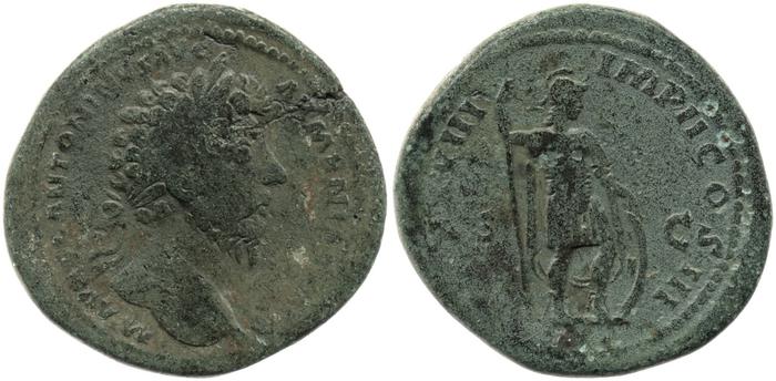 RIC III Marcus Aurelius 861, реверс, bm