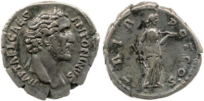 RIC II, Part 3 (second edition) Hadrian 2728, реверс, bm