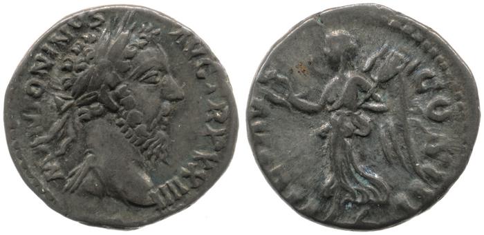 RIC III Marcus Aurelius 210, реверс, Британский музей