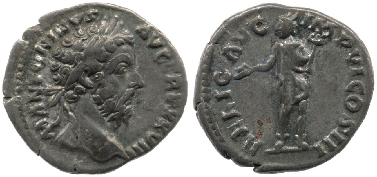 аверс RIC III Marcus Aurelius 298
