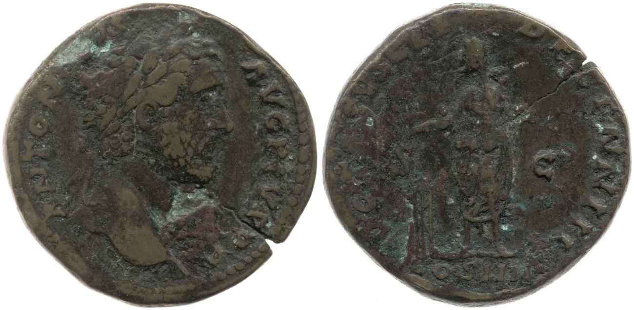 RIC III Antoninus Pius 793, аверс, Британский музей